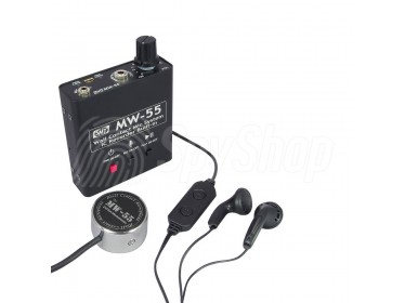 Stethoskopabhörgerät MW-55 zum Belauschen durch Wände mit eingebautem Speicher