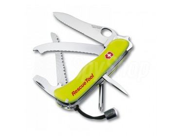 Schweizer Taschenmesser Rettungsmesser Multitool Victorinox Rescue Tool mit Gürtelschneider