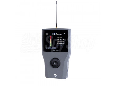 Abhörschutz gegen Handys CAM-105W – Detektor für Mobiltelefone 2G/3G/4G sowie WiFi und Bluetooth