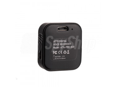 Mini Spionage Audiorekorder Diktiergerät Mini Atto Spy Voice Recorder mit Passwortschutz