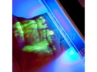 UV Set für kriminaltechnische Untersuchungen mit UV-Pulver und Schwarzlichtlampe