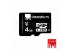 Speicherkarte microSD 4 GB Strontium