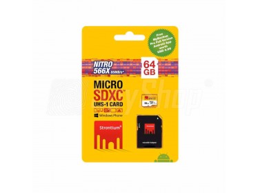 Speicherkarte MicroSDHC 64 GB Strontium