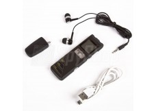 Digitales Abhör Diktiergerät Voice Recorder mit externem Funkmikrofon DVR-308A