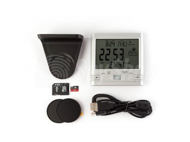 Mega kleine Kamera PV-TM10 Uhr mit Bewegungssensor PIR und Thermometer!